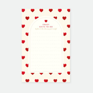 Notepad: Hearts